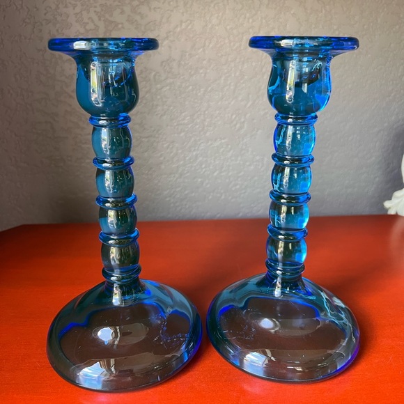 vintage candle holders - Picture 7 of 8